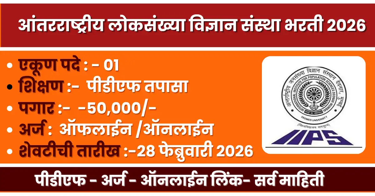 IIPS Mumbai Bharti 2026