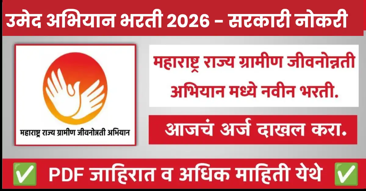 UMED MSRLM Jalna Bharti 2026